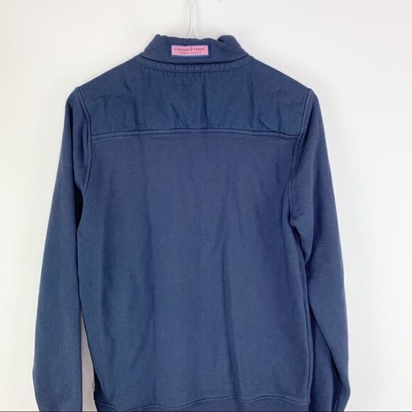 Vineyard Vines Blue Shep Shirt/ Half Zip Sz XL Boys - Picture 5 of 13